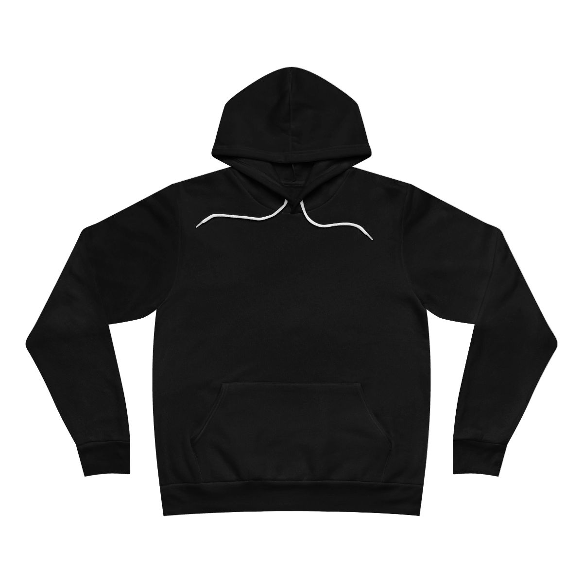 Blank Bella+Canvas Fleece Hoodie in Black