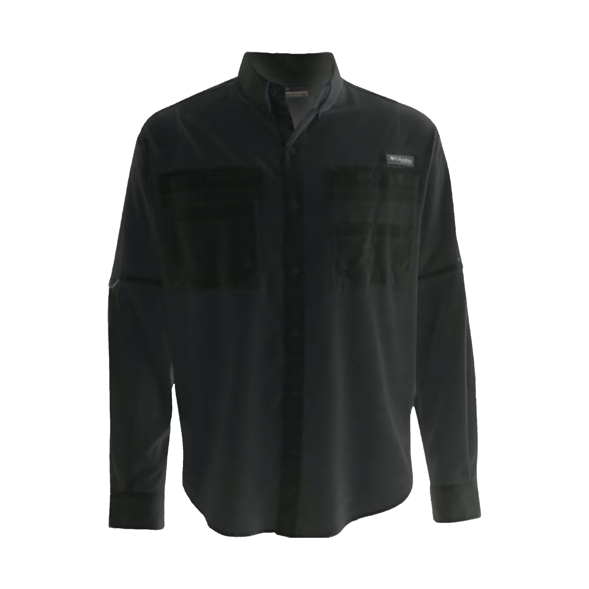 Blank Columbia PFG Men's Fishing Shirt in Black