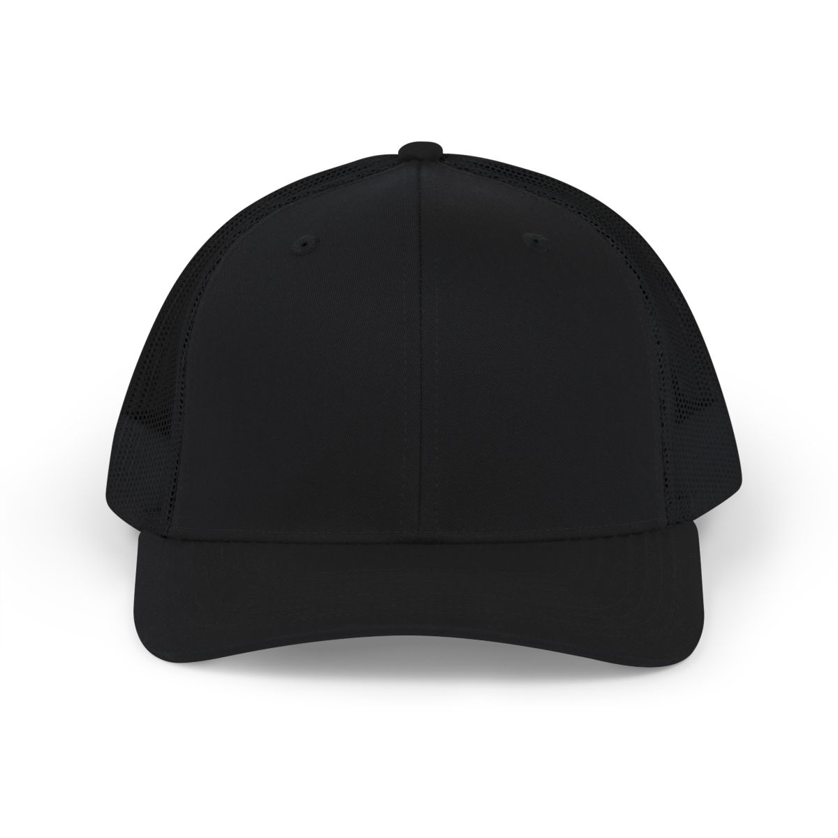Blank Richardson Snapback Trucker in Black